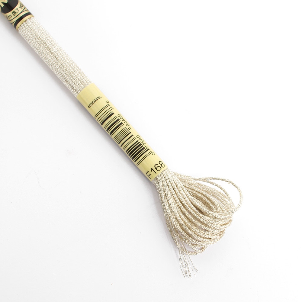 DMC, Metallic, Embroidery Floss, 6 Strand, Silver